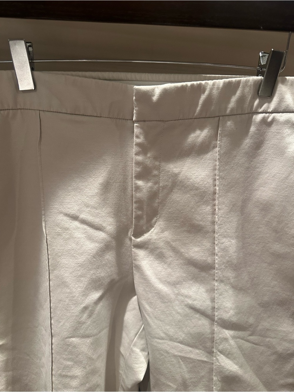 Lands' End White Streamlined Pants